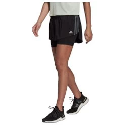 ADIDAS Damen Laufrock Run Icons Running Shorts -Outdoor Sportswear adidas damen laufrock run icons runni hc6324 000 3145
