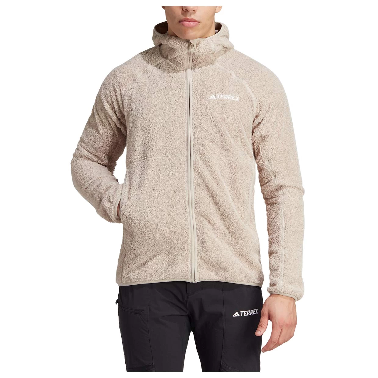 ADIDAS Herren Fleecejacke Terrex Techrock Reversible Hooded High-Pile 2 ADIDAS Herren Fleecejacke Terrex Techrock Reversible Hooded High-Pile – Bild 2