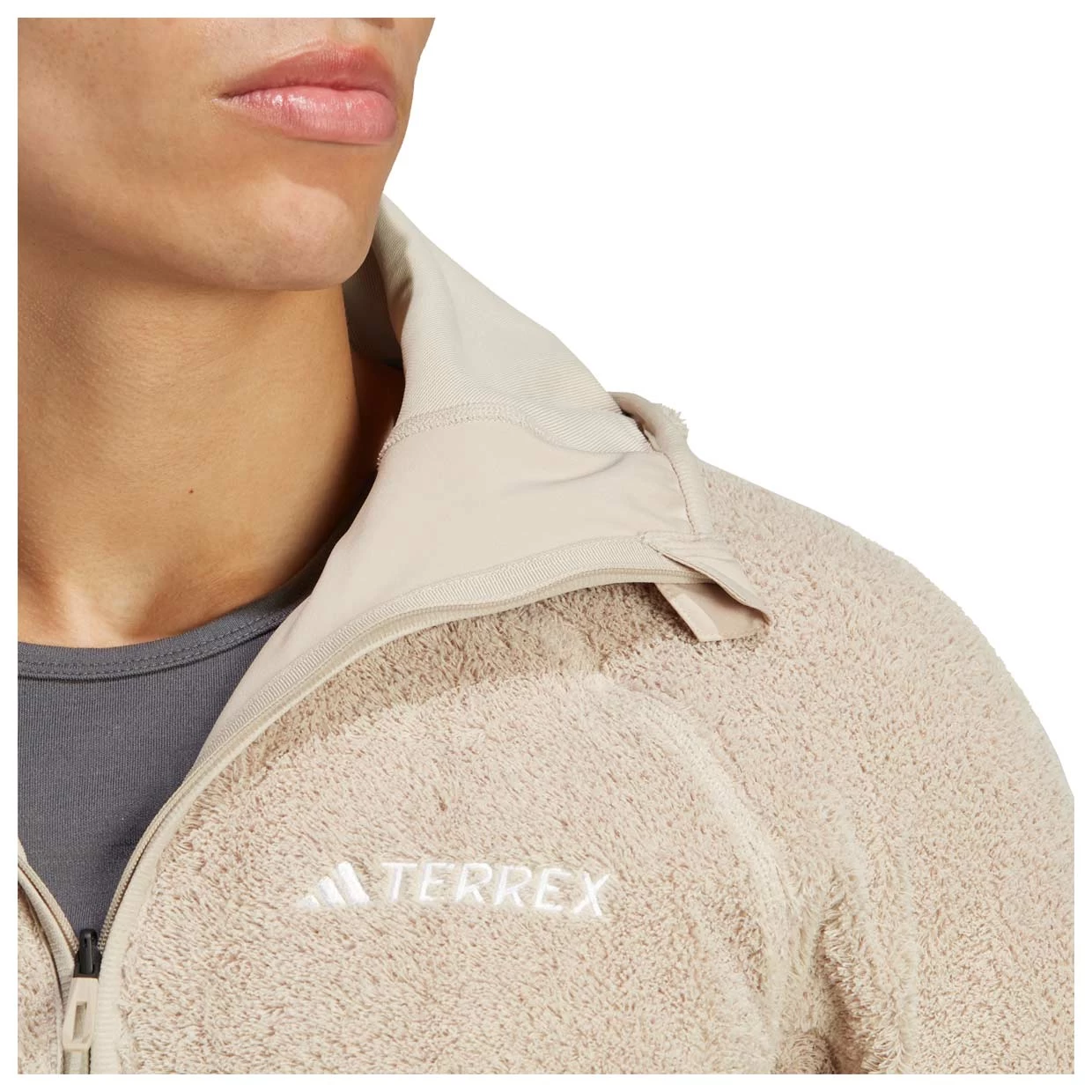 ADIDAS Herren Fleecejacke Terrex Techrock Reversible Hooded High-Pile 4 ADIDAS Herren Fleecejacke Terrex Techrock Reversible Hooded High-Pile – Bild 4