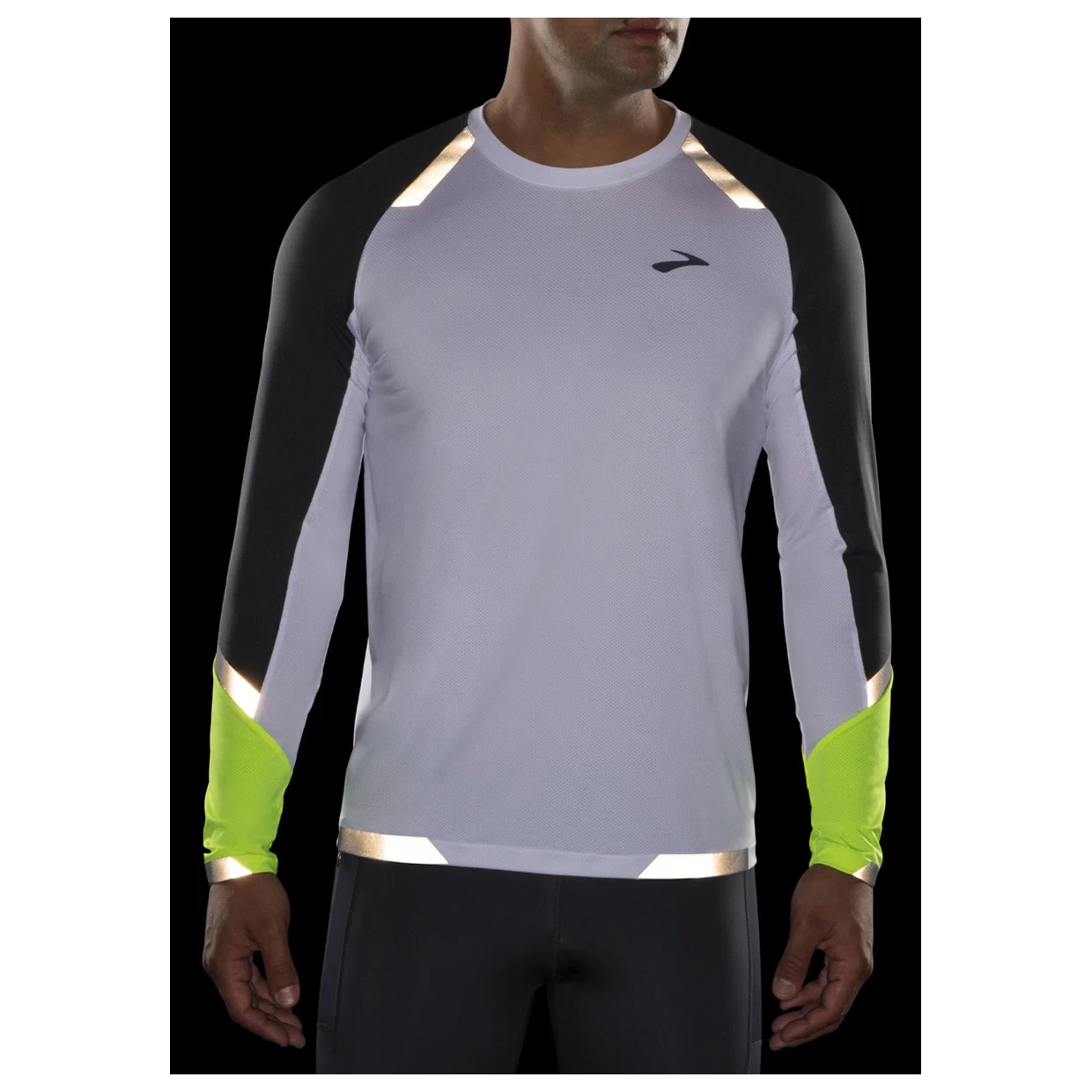 BROOKS Herren Langarmshirt Run Visible 4 BROOKS Herren Langarmshirt Run Visible – Bild 4