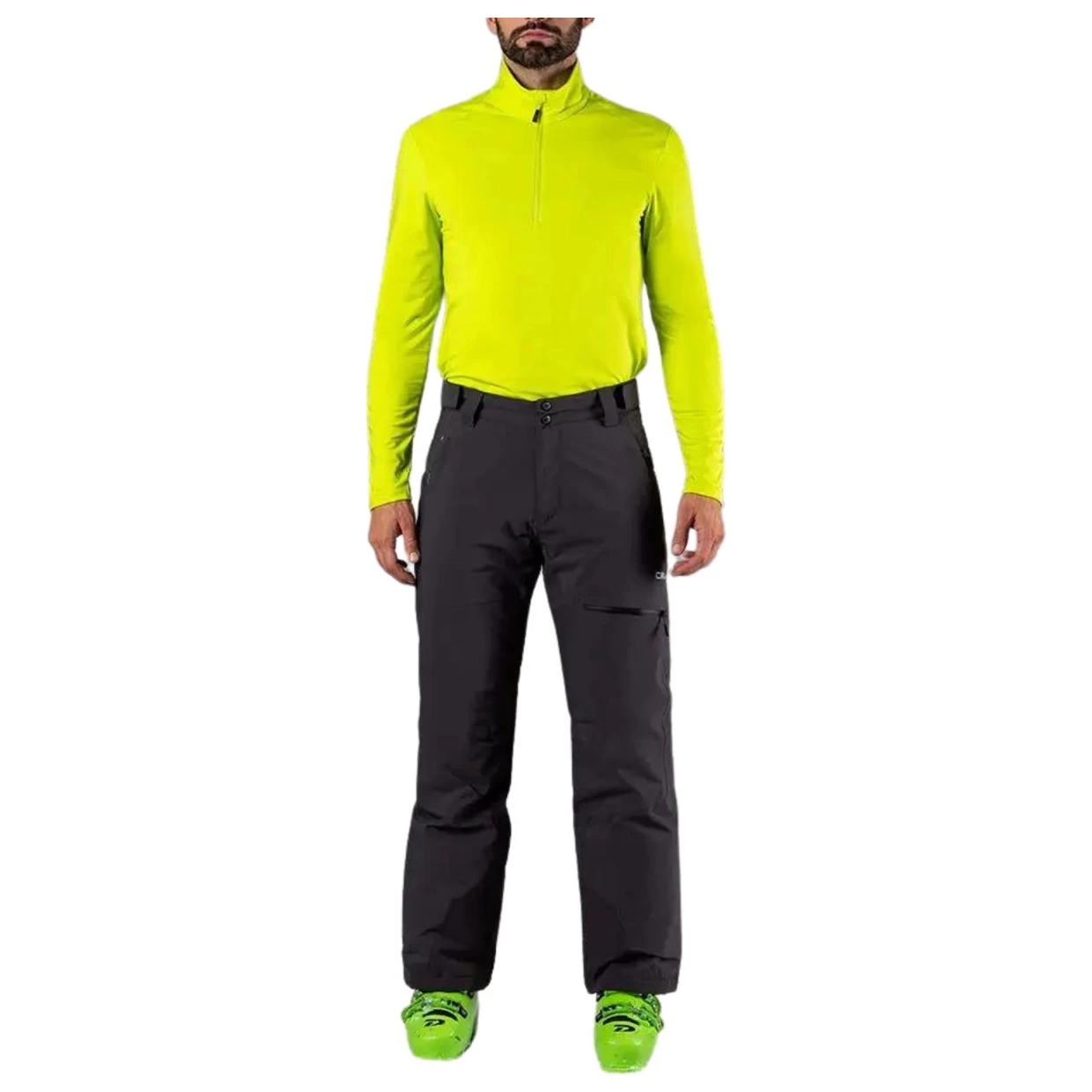 CMP Herren Softech Fleecepullover Solid Color Half Zip 4 CMP Herren Softech Fleecepullover Solid Color Half Zip – Bild 4