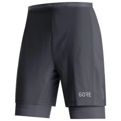 Gore Wear Herren Laufshorts R5 2in1
