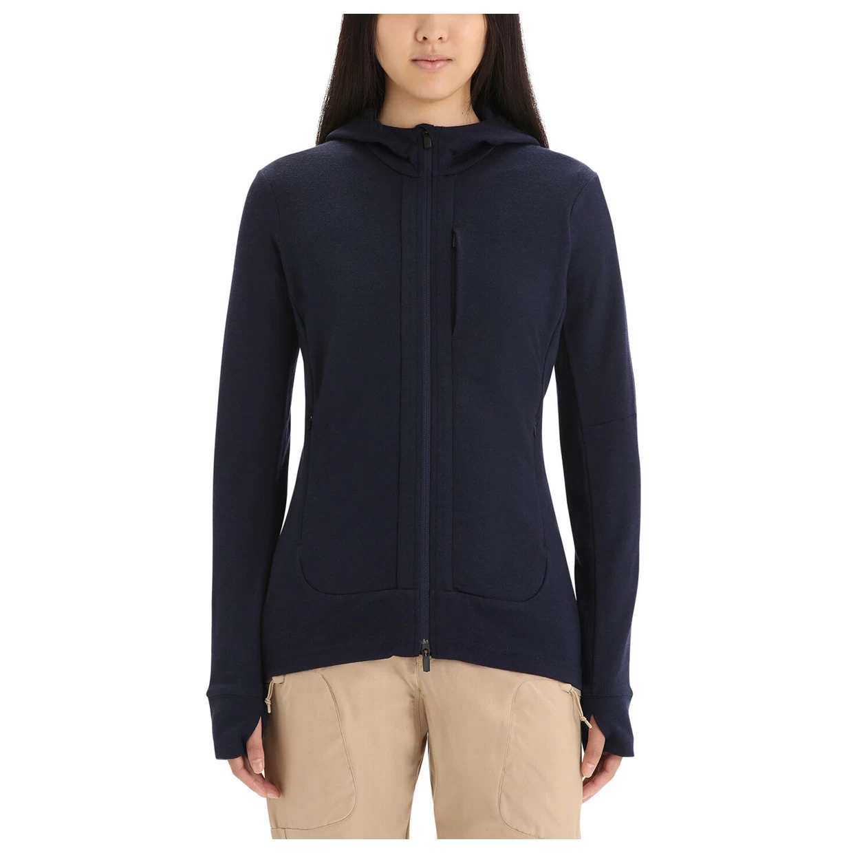 Icebreaker Damen Sweatjacke Quantum III Merino Zip 1 Icebreaker Damen Sweatjacke Quantum III Merino Zip