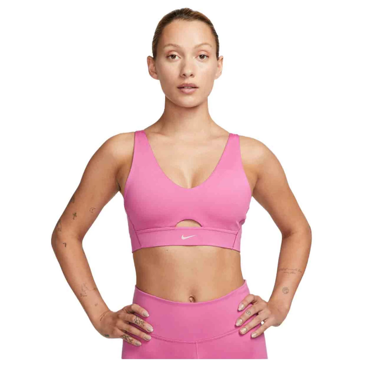 Nike Damen Sport-BH Indy Plunge Cutout 1 Nike Damen Sport-BH Indy Plunge Cutout