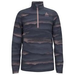 Odlo Kinder Fleecepullover Roy Graphic Mid Layer 1/2 Zip